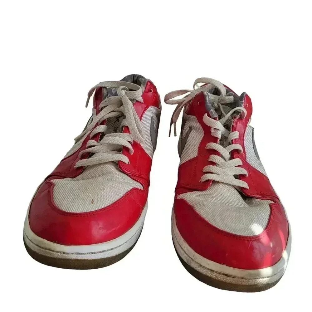 Air Jordan 1 Retro Low 'South Side' 309192‑171 Sz 14 red/white / Gray - Picture 8 of 12